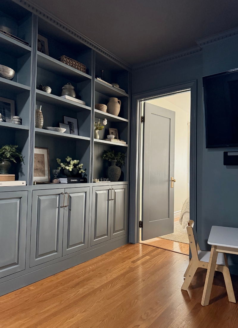Moody, Cozy, and Full of Character: The Den Makeover by Val and Jose