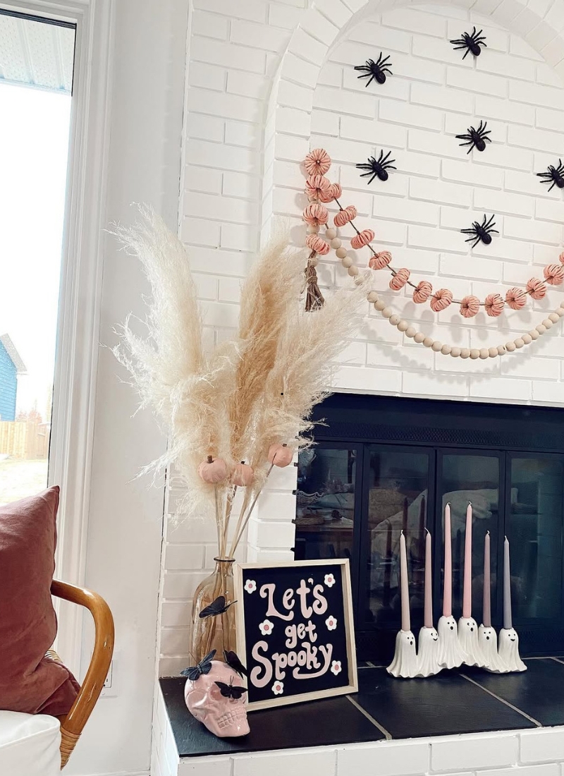 halloween fireplace ideas