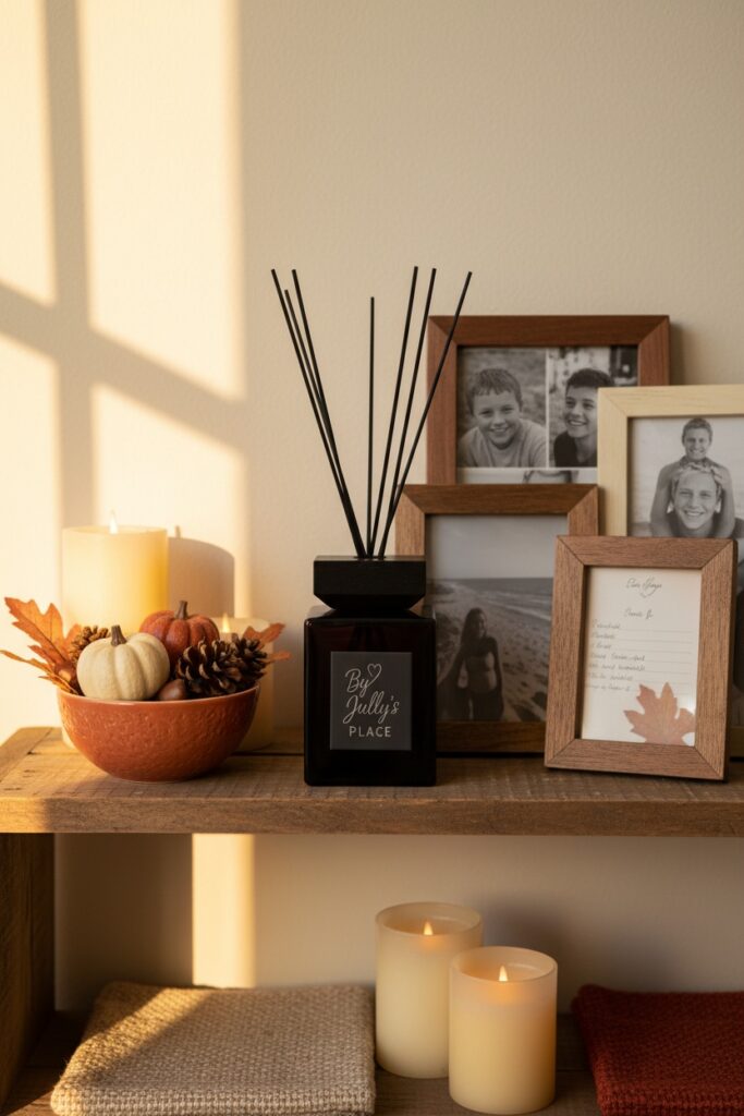 fall shelf decor ideas
