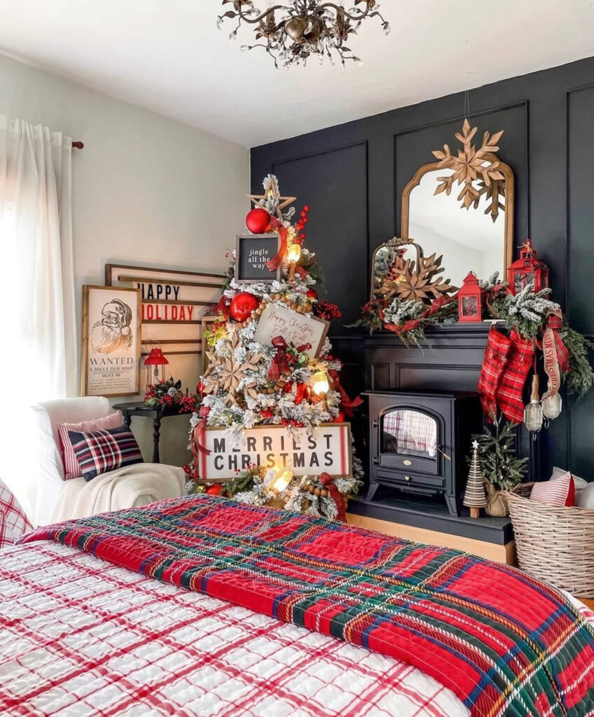 Christmas bedroom ideas