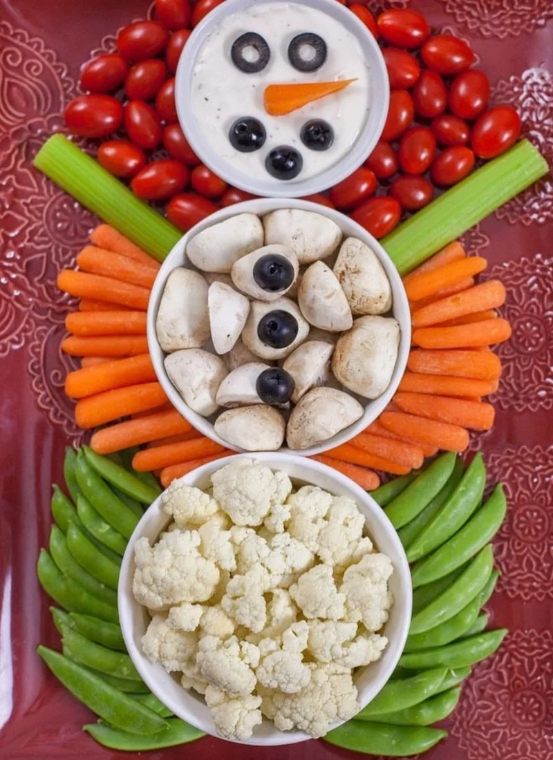 Christmas Veggie Trays