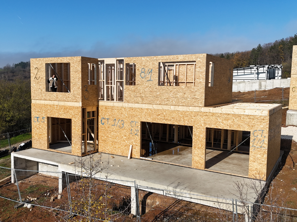 house second floor building progress