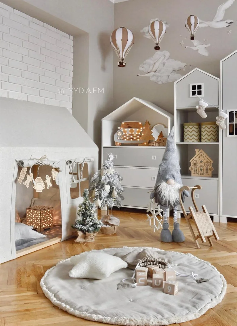 Christmas bedroom decor ideas for kids