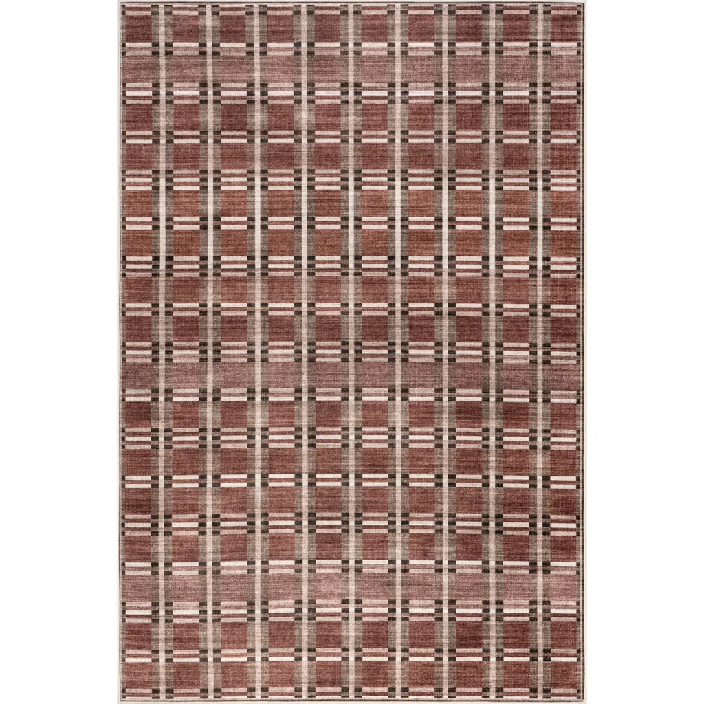 Plaid Area Rug