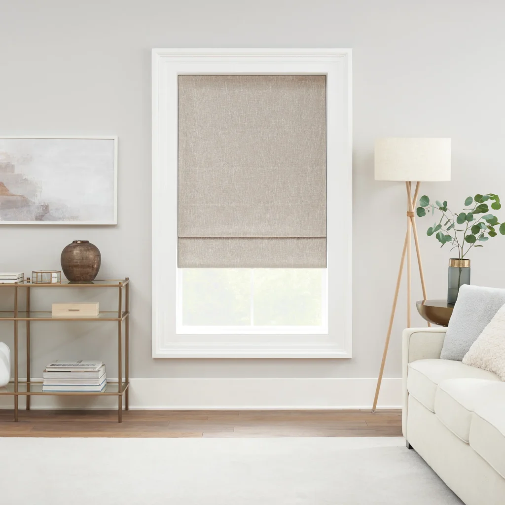 Woven Wood Roman Shades