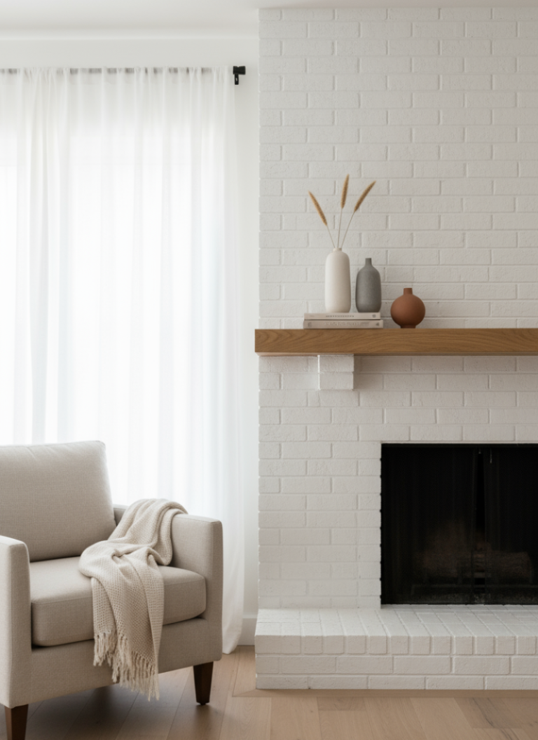 Photo inspiration: Fresh Look at 27 Brick Fireplace Makeover Ideas That Pass The Cozy Test