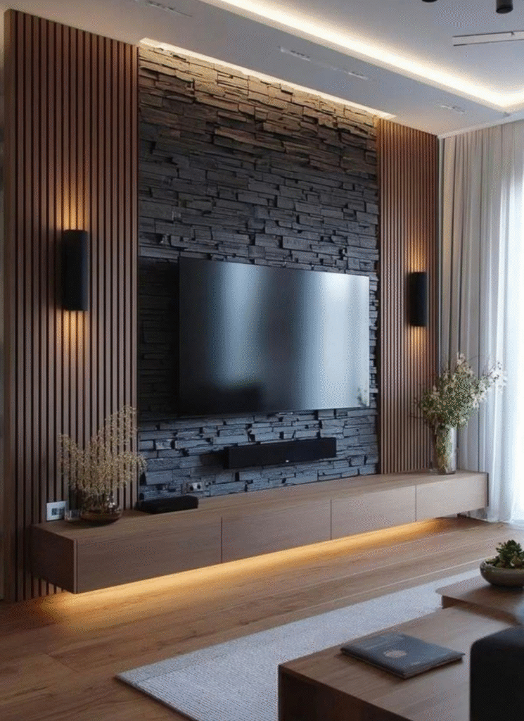 living room tv wall ideas