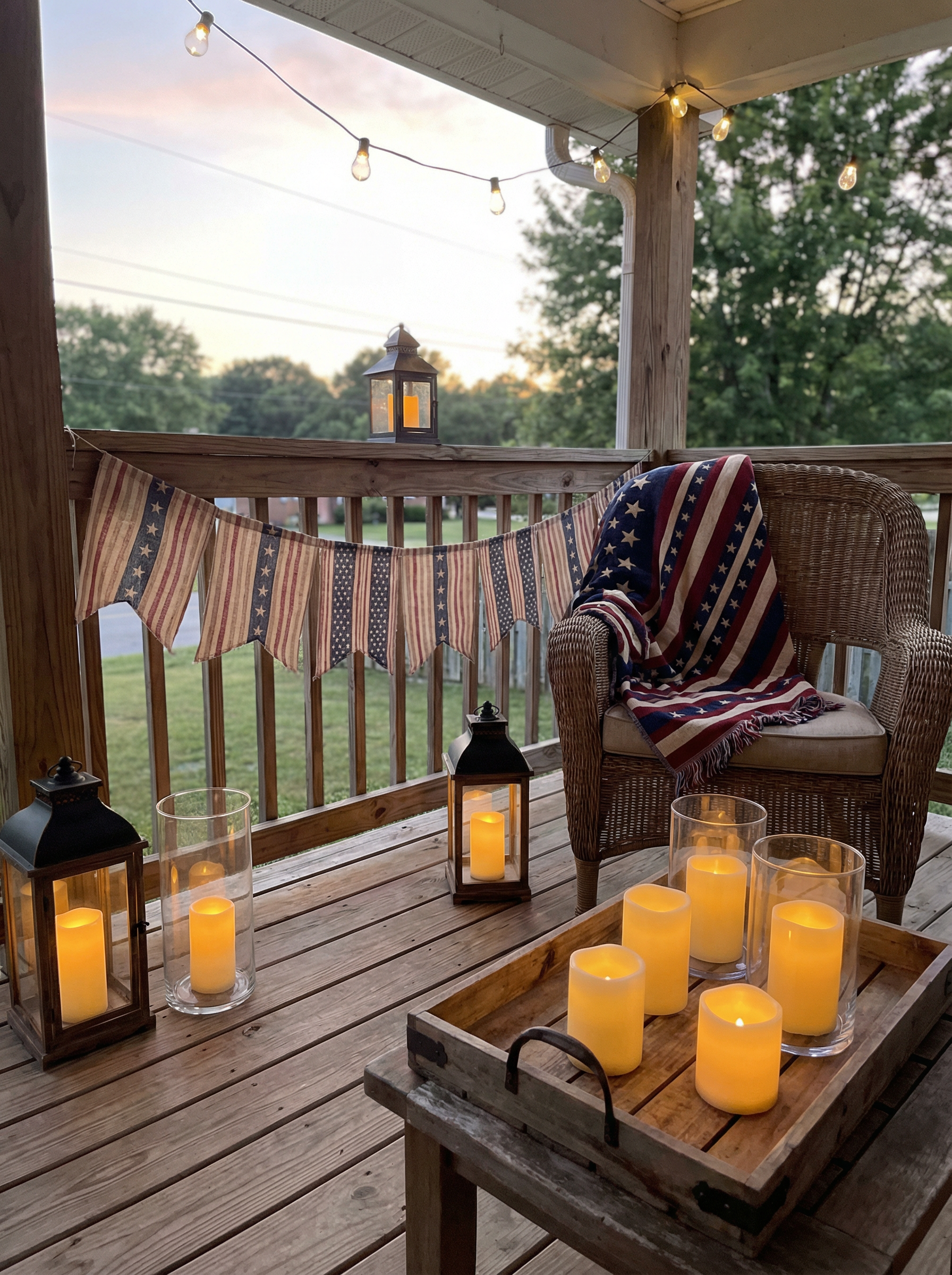 My Chill Guide to Fourth of July Outdoor Decorations (AKA How to Look