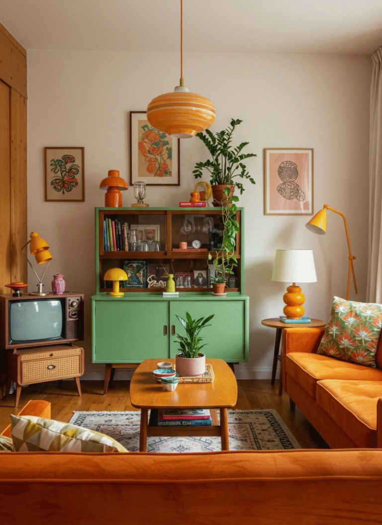 70s Living Room Decor