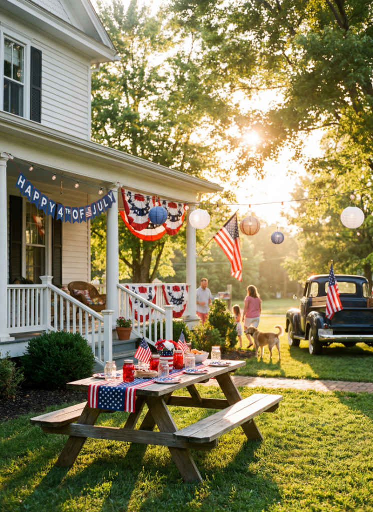 fourth of july outdoor decorations
