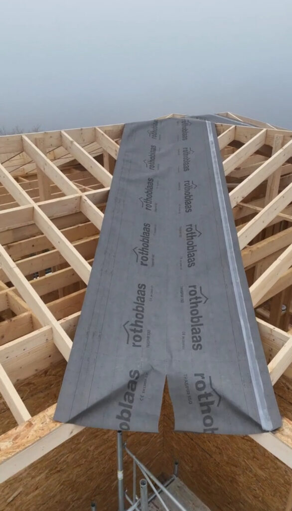 roof membrane for timber frame roof