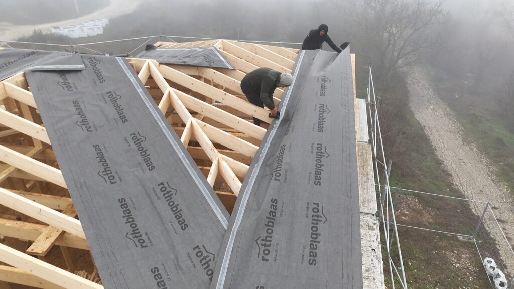 Membrane detailing around hips/valleys to protect the most vulnerable roof areas