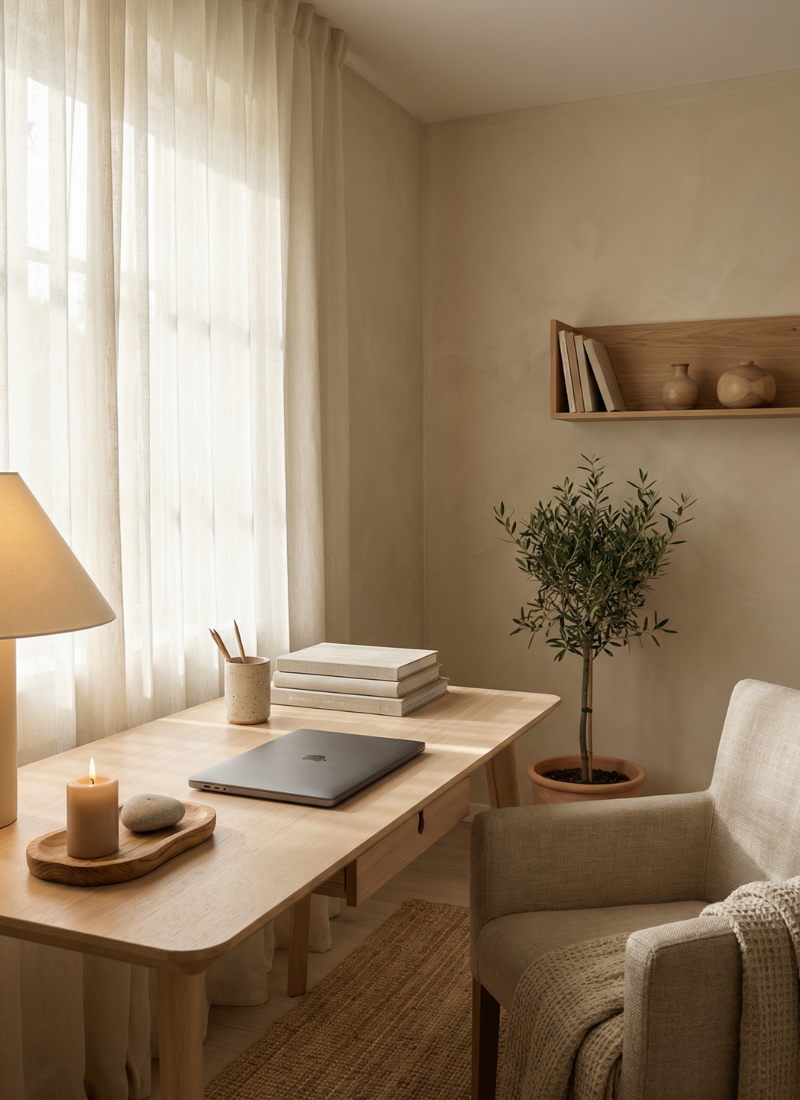 Zen Office Decor : How I’d Make Your Desk Feel Calm Without Turning It Into a Sad Beige Museum