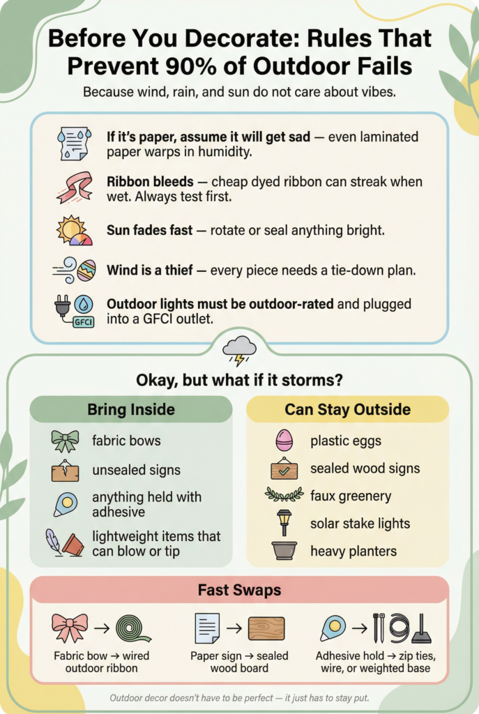 easter outdoor decor tips