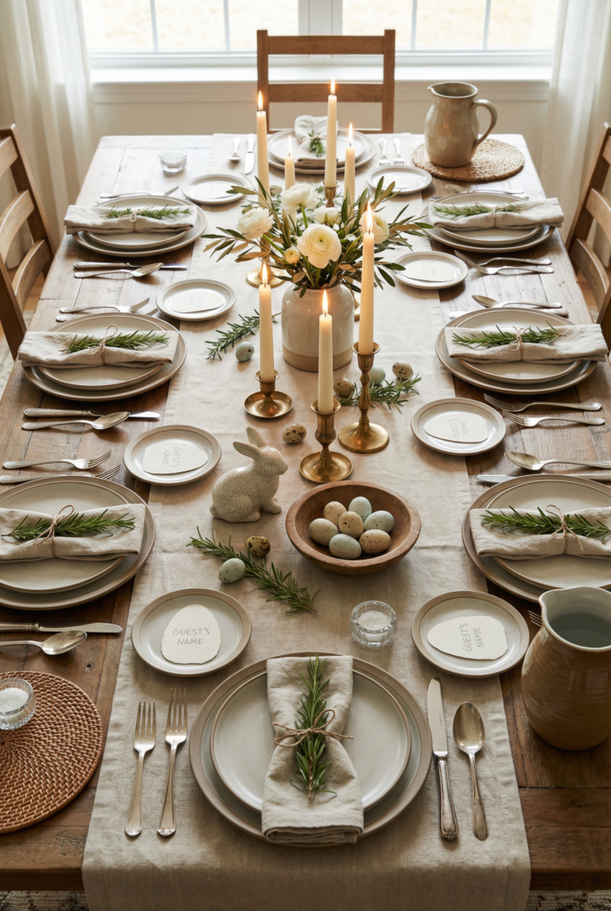 Easter Table Decor