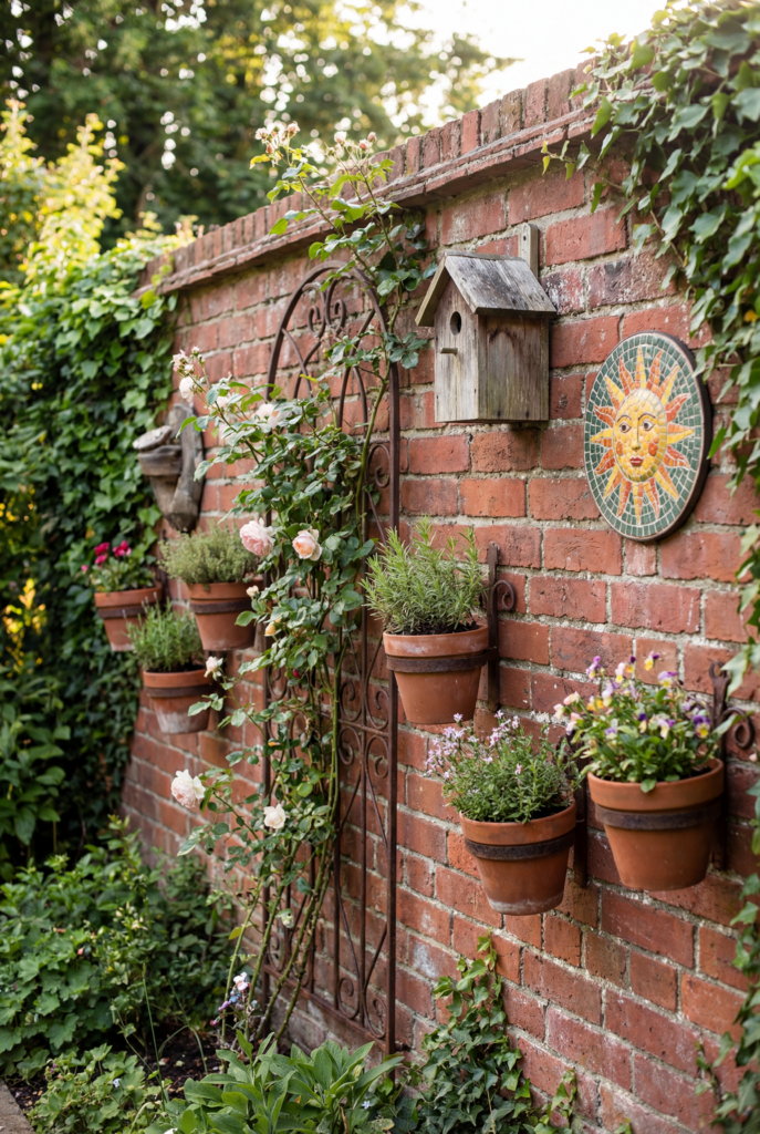 Garden Brick Wall