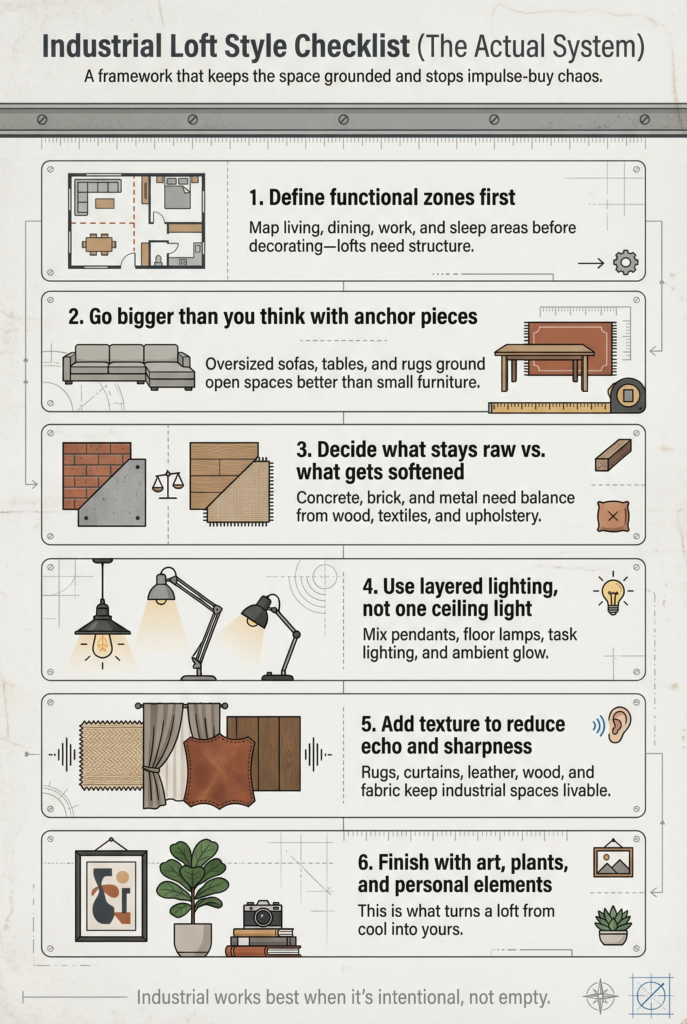 industrial loft decor