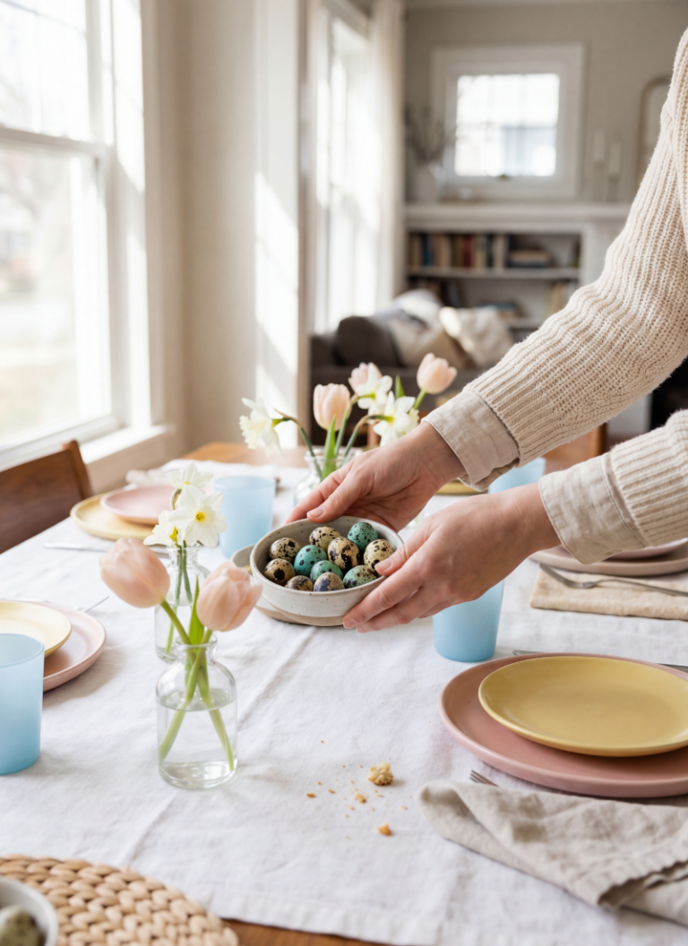 easter decor for table