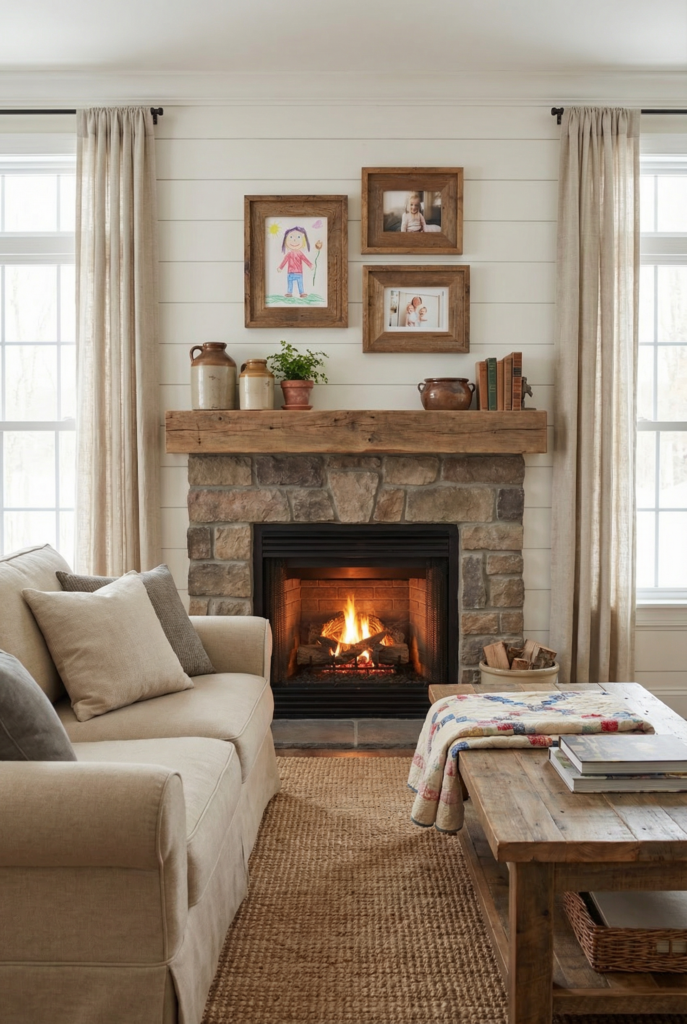 farmhouse decorating ideas for living room