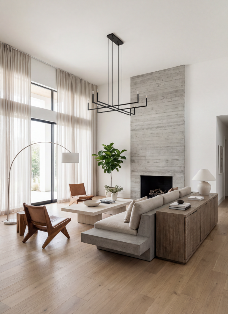 how to decorate large living room