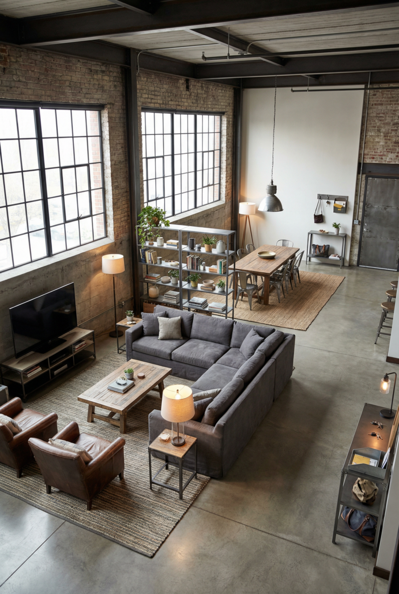 How To Decorate An Industrial Loft (In A Way That Actually Feels Like Home)