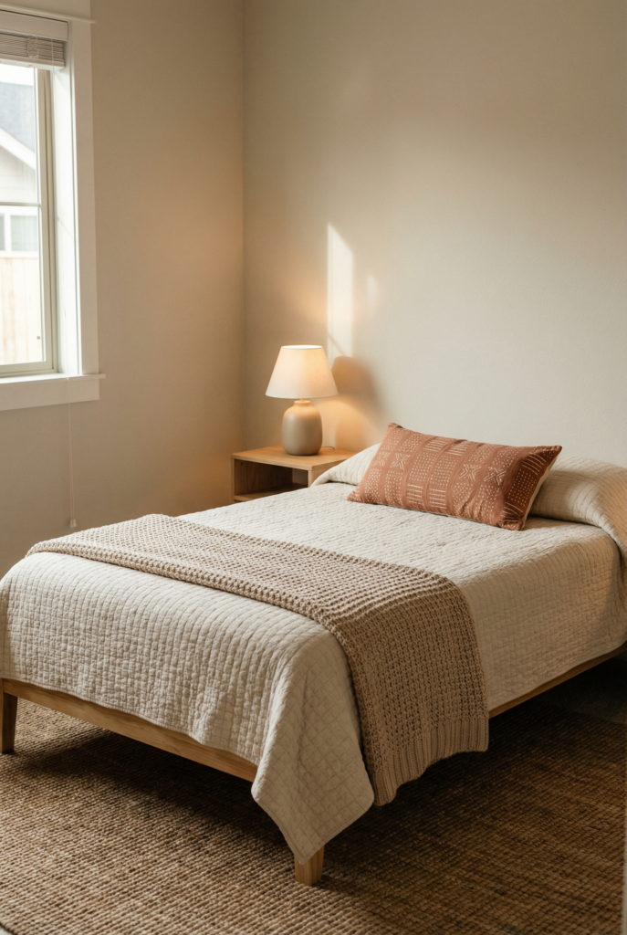 Cozy bedding styling that makes kids room decor ideas feel finished fast