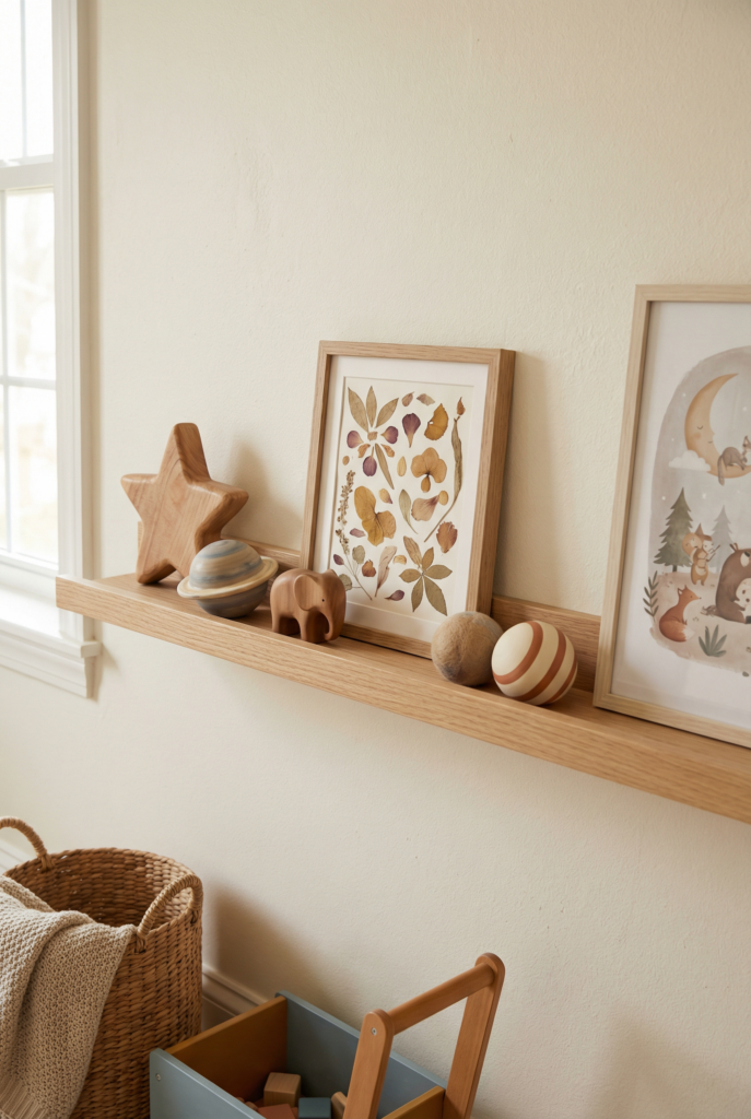 Theme inspiration cues (space, animals, florals, sports, storybook) for kids room decor ideas