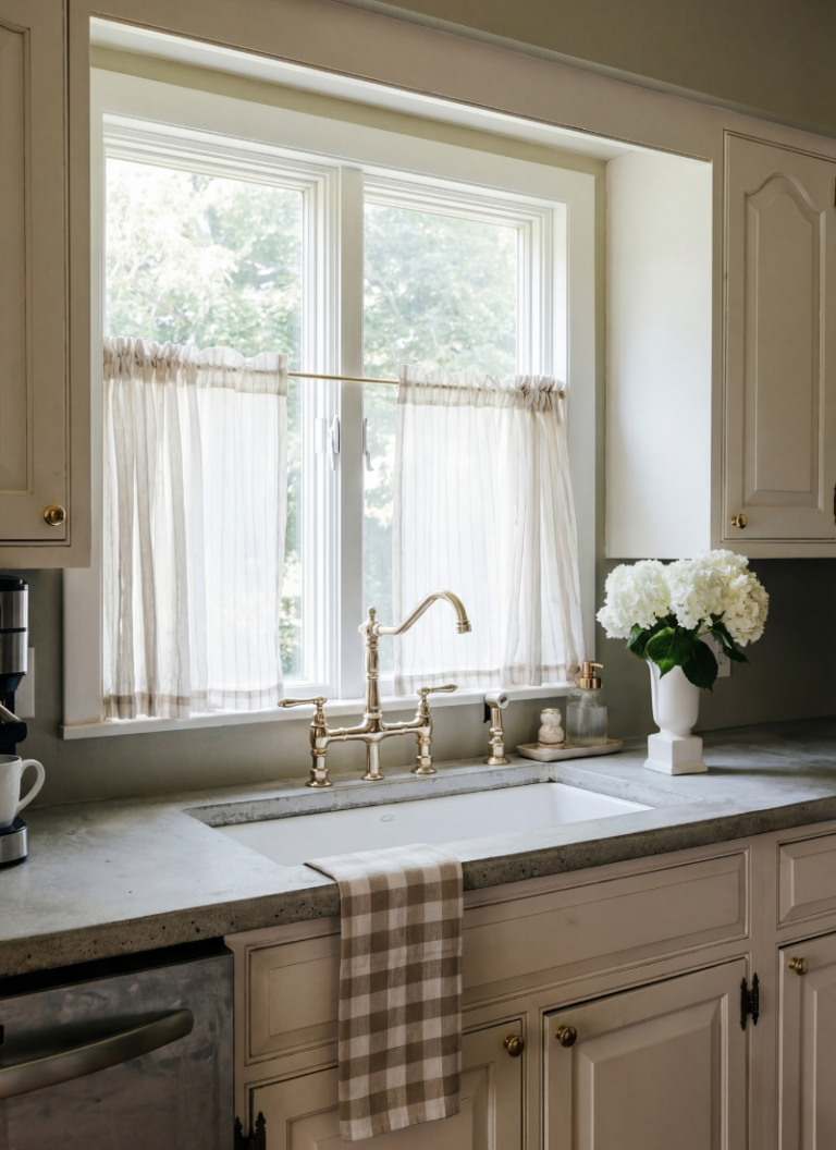 Cafe Curtains in the Kitchen: Ideas, Fabrics, and Styling Notes