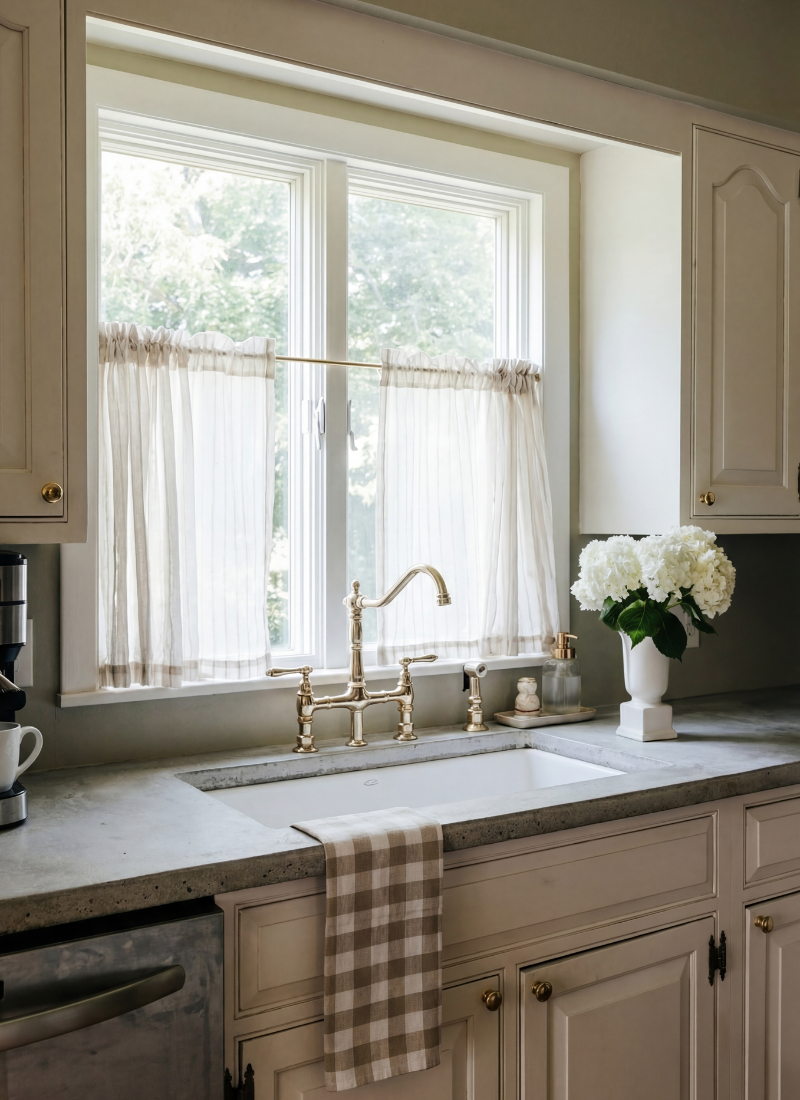 Cafe Curtains in the Kitchen: Ideas, Fabrics, and Styling Notes