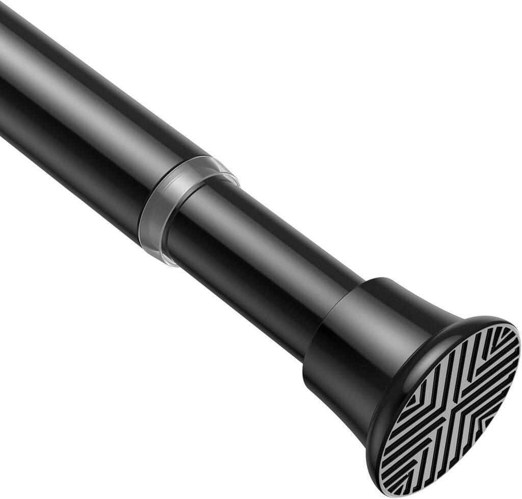 Black rod for cafe curtains