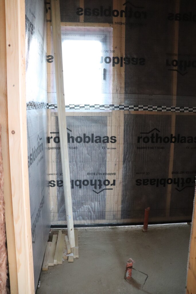 laundry room in process