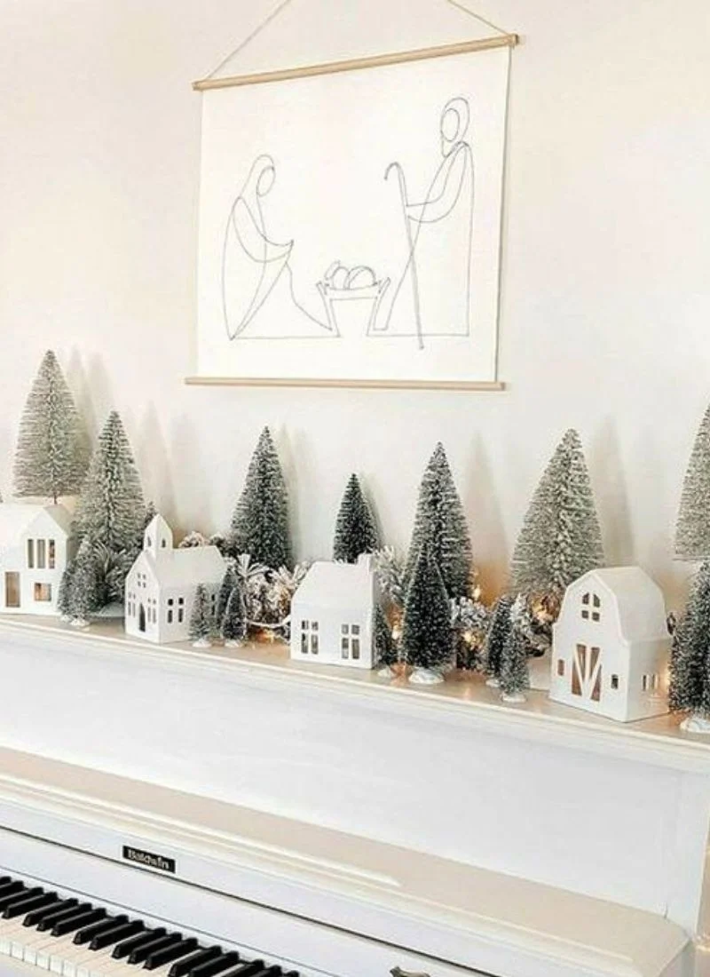 White Christmas Decor Ideas